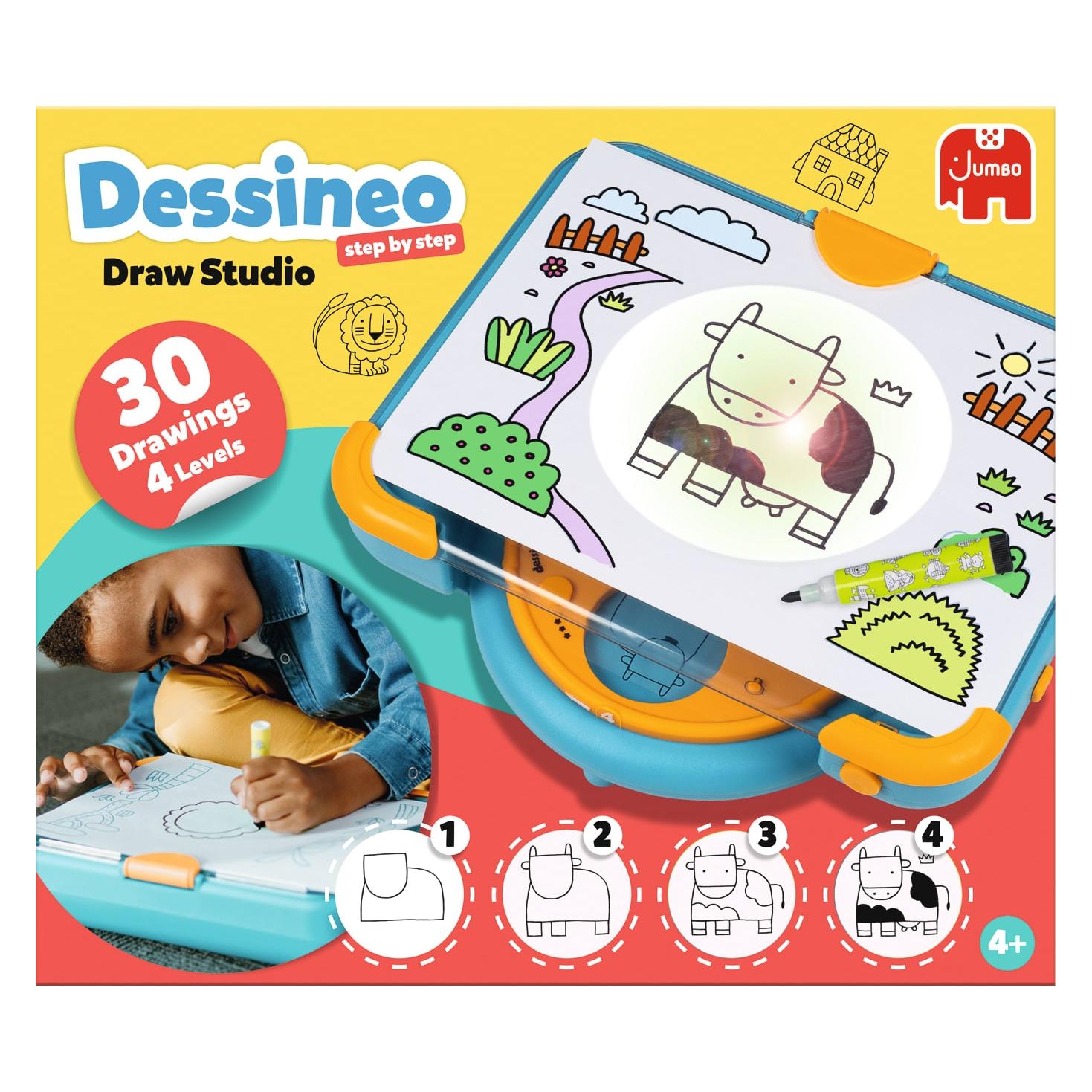 Jumbo Dessineo Zeichenstudio (Dänisch, Deutsch, Englisch, Französisch, Italienisch, Multilingual, Niederländisch, Norwegisch, Portugiesisch, Schwedisch, Spanisch) (1110100344)