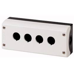 Eaton M22-I4 216539 Aufbaugehäuse 4 Einbaustellen, für Bodenbefestigung (Ø x H) 22 mm x 80 mm Anthrazit 1 St. Piece
