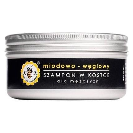 Miodowa Mydlarnia Honig und Holzkohle Shampoo Bar 70g (Festes Shampoo, 70 g) (OTHER)