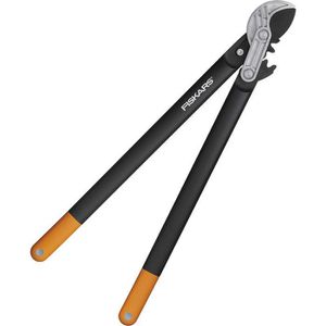 Fiskars Astschere PowerGear II L77, Getriebeschere, Amboss, Länge 69cm, Schneidleistung bis 50mm Ø