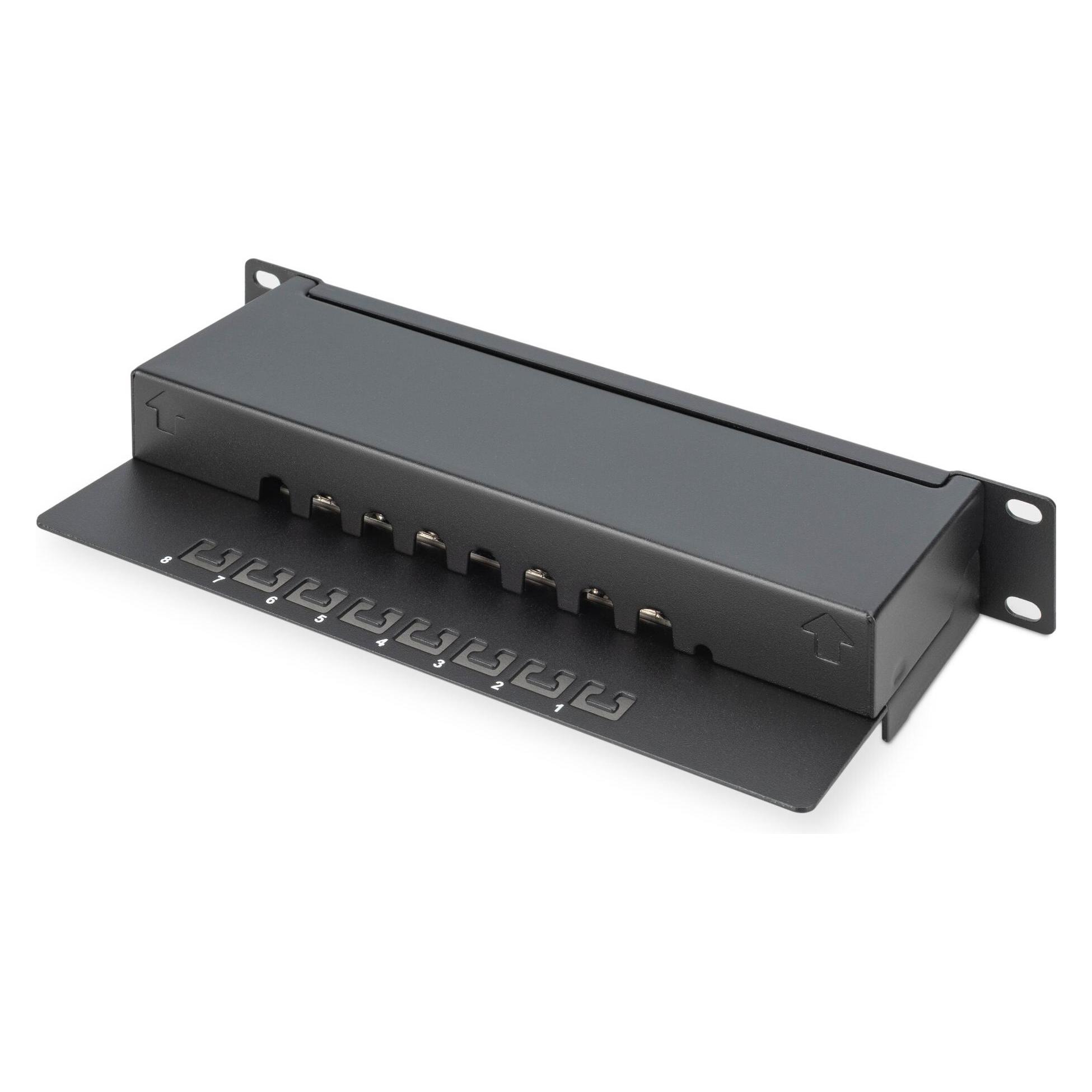 Digitus 1HE 8-Port 10" Cat6 geschirmt schwarz (DN-91608S)