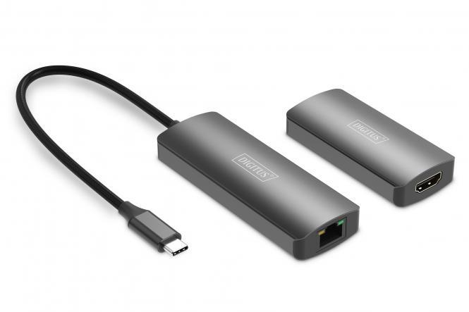 Digitus 4K Video Extender (USB-C - HDMI), 30 m DS-55343