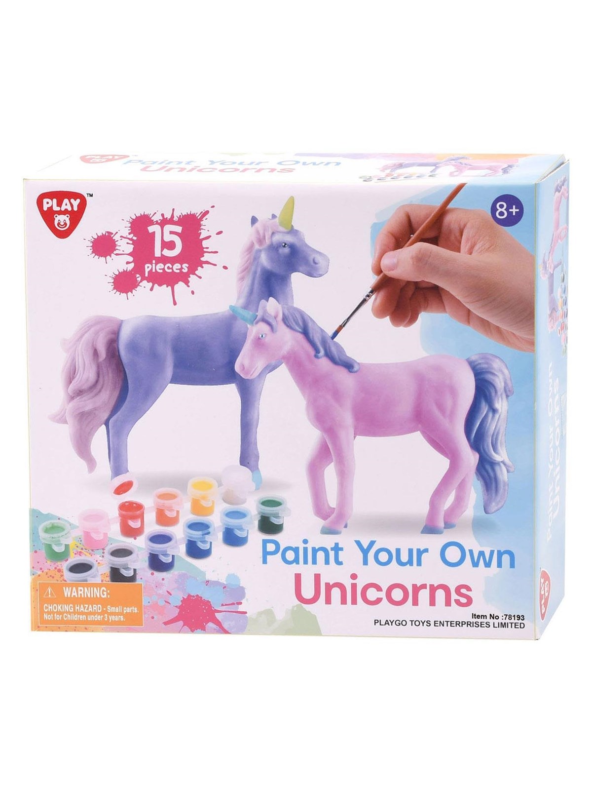 Playgo Paint your own Unicorns - 15pcs.