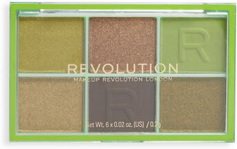Makeup Revolution Paleta Sombras Reloaded Its Giving Green Mini