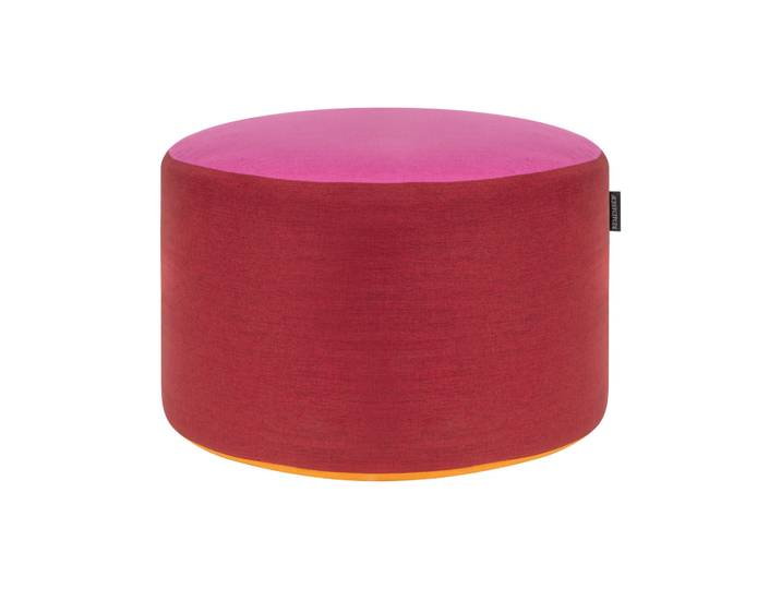 REMEMBER Pouf Pepe berry - H 40 cm - Ø 55 cm - Schaumstoff mit