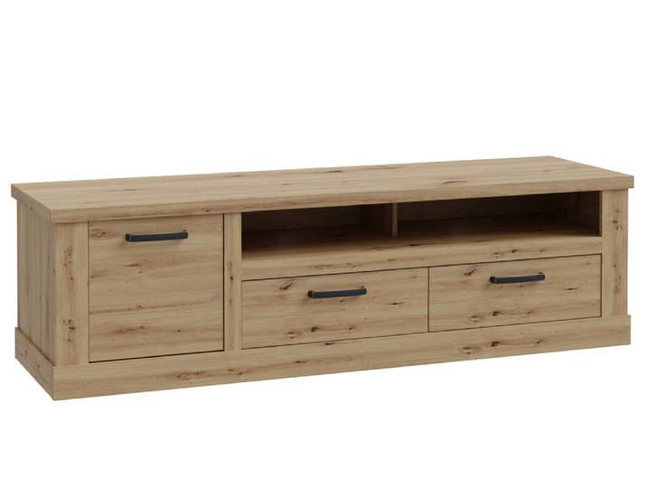 Meuble tv Corona Chene Artisan - Basika