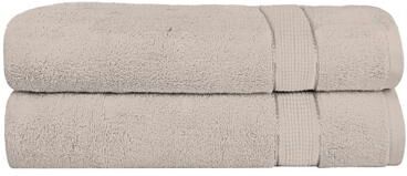 COZY TRENDS COLLECTION Premium Absorbent Zero Twist Cotton Bath Towels 600 GSM - Soft & Quick-Drying (Set of 2) - 27''x54''