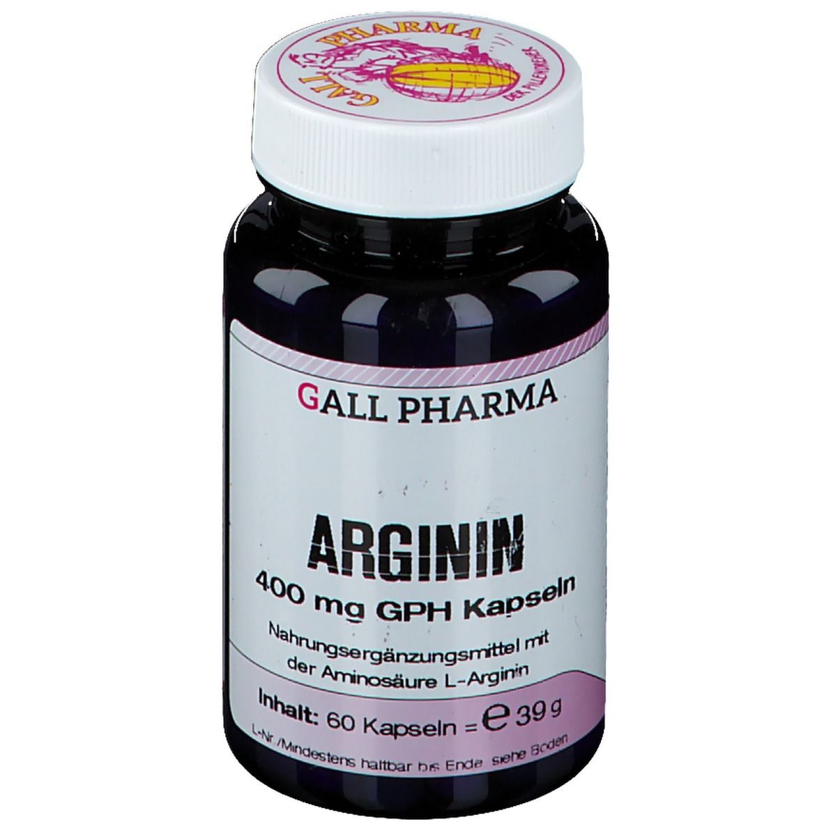 Arginin 400 mg GPH Kapseln 60 St