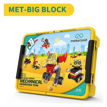 Makerzoid Big Blocks Maschinenbau ab 3 Jahren (MKZ-OBK-MET) (MKZ-OBK-MET)