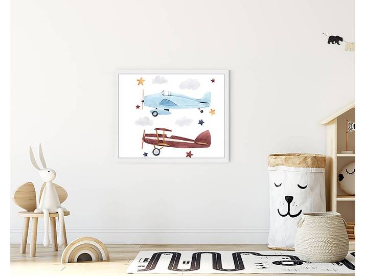 Tableau déco Fly & Dream 43 x 53cm Multicolore