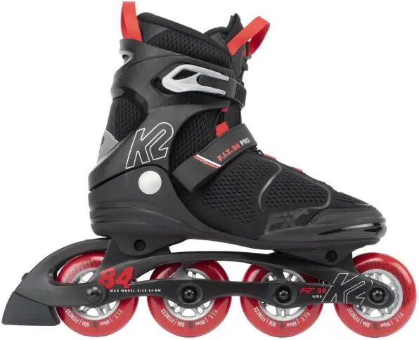 Inline Skates K2 F.I.T 84 Pro (Schwarz/Rot - 41.5)
