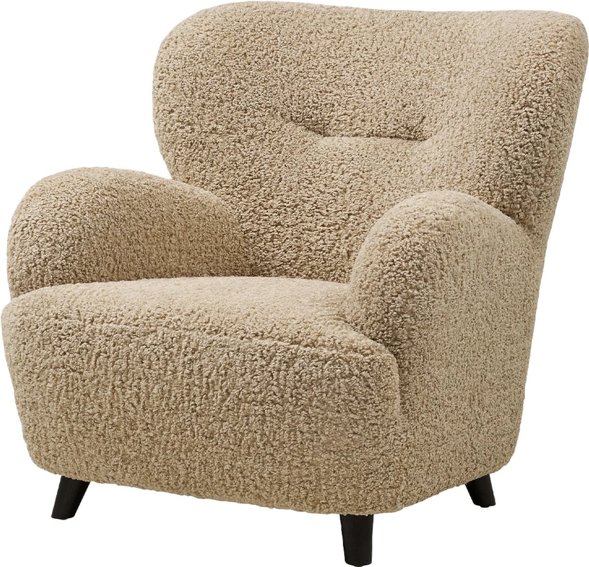 Artichok Marley Fauteuil Teddy Lichtbruin - Scandinavische Lounge Stoel