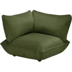 Sumo Velvet Modulares Ecksofa dunkelgrün
