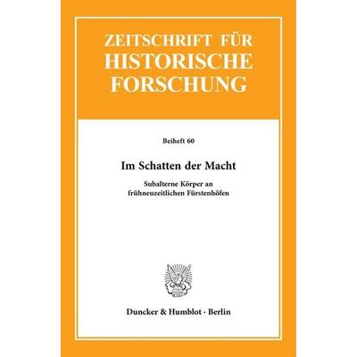 Im Schatten der Macht, Taschenbuch von , Duncker & Humblot, 978-3-428-19296-0