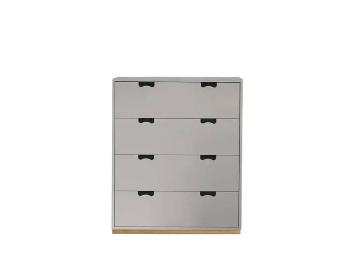 Asplund Commode Snö A light grey, support en chêne