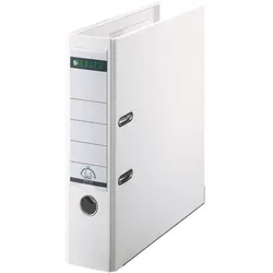 LEITZ Ordner Rückenbreite 8 cm DIN A4 Kunststoff weiß