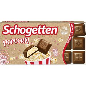 Schogetten Tafelschokolade Popcorn, 100g, 18 Stück