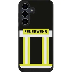 Nivocase Handyhülle für Samsung Galaxy S25 FE Hülle NIVOpure Case Schwarz Beruf Feuerwehr Feuerwehrmann (Samsung Galaxy S25 FE), Smartphone Hülle, Schwarz