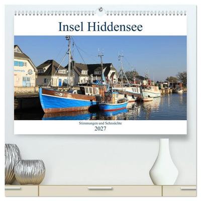 Insel Hiddensee - Stimmungen und Sehnsüchte (hochwertiger Premium Wandkalender 2027 DIN A2 quer), Kunstdruck in Hochglanz