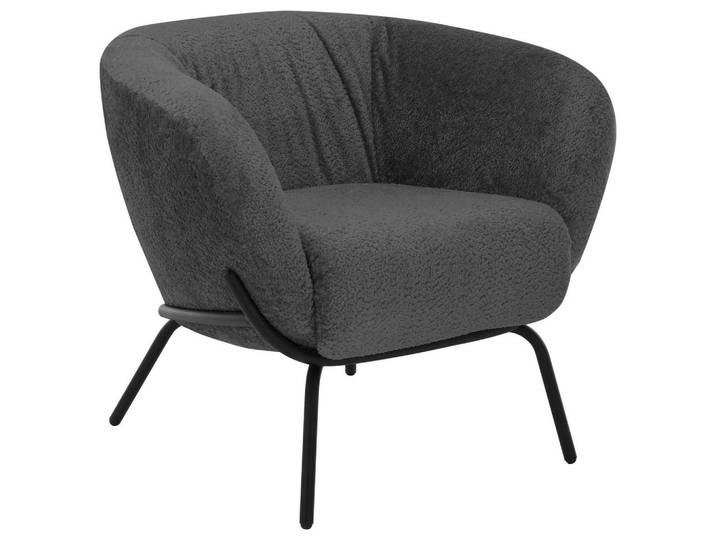 Lomoco Cocktailsessel, Schwarz, Metall, 79x71x74 cm, Fußauswahl, Lederauswahl, Stoffauswahl, Wohnzimmer, Sessel, Cocktailsessel