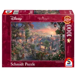 Schmidt Spiele - Erwachsenenpuzzle - Susi und Strolch - Thomas Kinkade, 1000 Teile