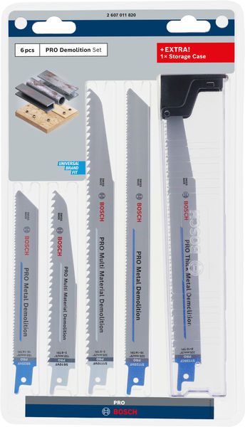 Bosch PRO Demolition Blade Set, 6-tlg. 2607011820