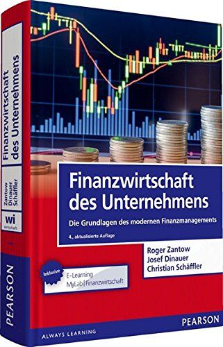 Zantow, Prof. Dr. Roger - Finanzwirtschaft des Unternehmens: Die Grundlagen des modernen Finanzmanagements (Pearson Studium - Economic BWL) - Preis vom 17.10.2026 19:25:27 h