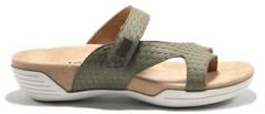 Women's Darline Thong Sandal by Hälsa in Green (Size 9 1/2 M)