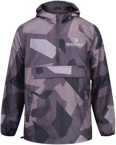 SkatePro Graphic Anorak (158-164 - Grey Camo)