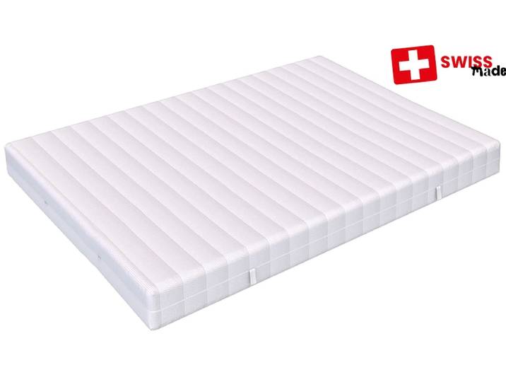 SWISSDREAM NIGHT Matratze CONFORT 200x200cm Mousse EvoPoreHRC mittel