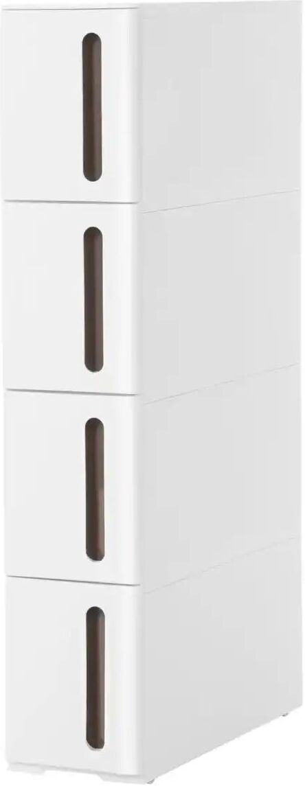 Höffner Standregal   ¦ weiß ¦ Maße (cm): B: 17 H: 83