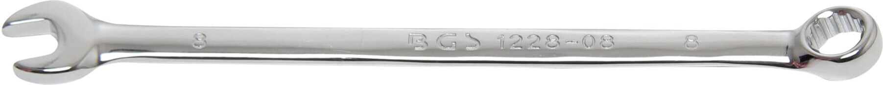 BGS Maul-Ringschlüssel extra lang SW 8 mm ; BGS technic (1228-8)