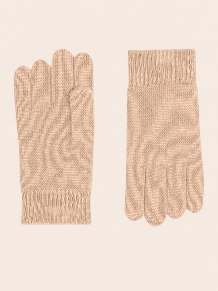Perfect Cashmere Kaschmir-Fingerhandschuhe "Hailey" in Beige - onesize