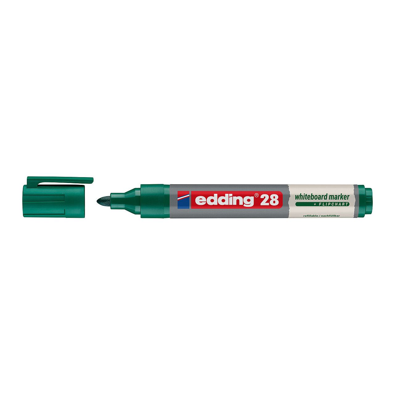 edding 28 Whiteboard-Marker grün 1,5 - 3,0 mm, 1 St.