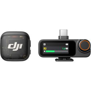 DJI Mic 3 Mikrofon, schwarz, digitales Drahtlos-Mikrofonsystem