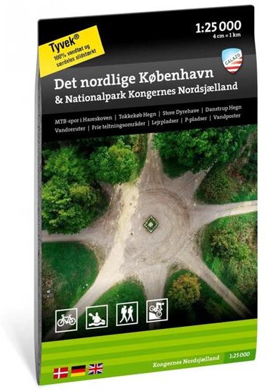 Calazo Nordlige København & Nationalpark Kongernes Nordsj 1:25000