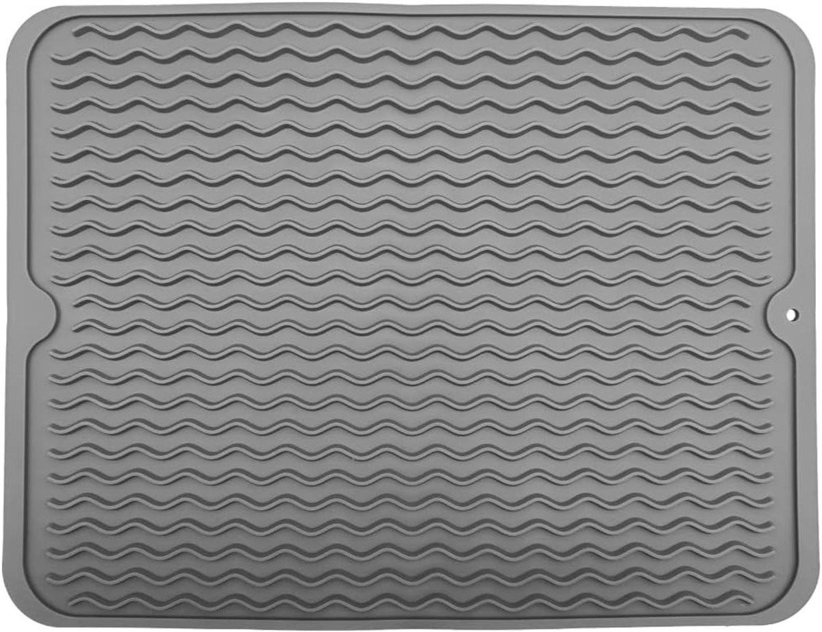 Verstelbare Siliconen Afvoer Mat 30x40cm - Antislip, Hittebestendig en Ideaal voor Keuken Tafelgebruik