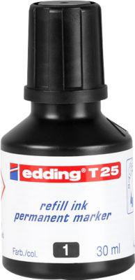 Nachfüll-Tusche edding T25 (Tropfdosierer), schwarz