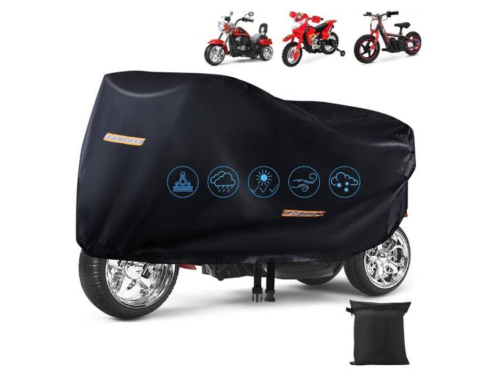 Kinder Elektroauto Abdeckung 420D Oxford Wasserdicht 105x63.5x83.8cm mit Reflektoren