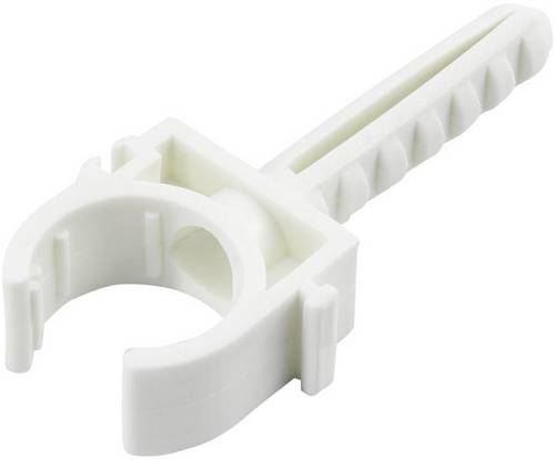 TRU Components Befestigungsschelle steckbar 93013c1195 Bündel-Ø-Bereich 20mm (max) für Steckmontage im Mauerwerk, mit Steckdübel