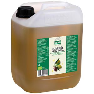Byodo Olivenöl extra nativ, BIO, aus Tunesien, im Kanister, 5 Liter