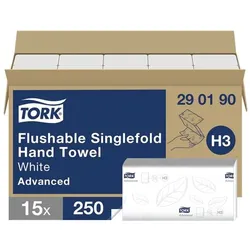 Tork Papierhandtücher weiß, 23 cm