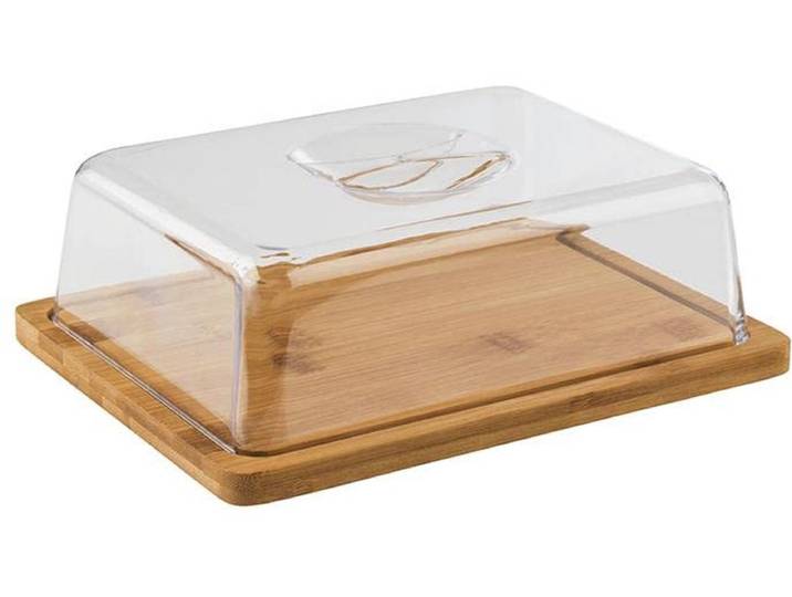APS Dienblad - Fastfood Dienblad - Bamboe - 24 x 18\,5 cm - Vaatwasserbestendig - Breukvast