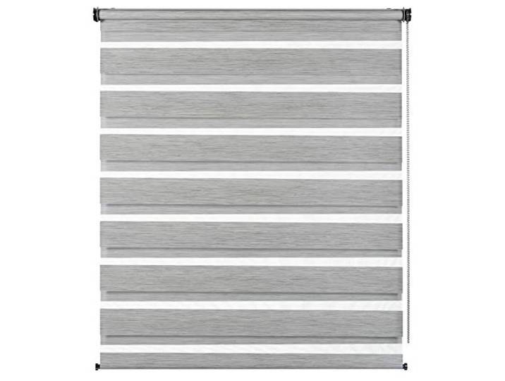 Gardinia Doppelrollo de Luxe grau-Melange 90 x 240