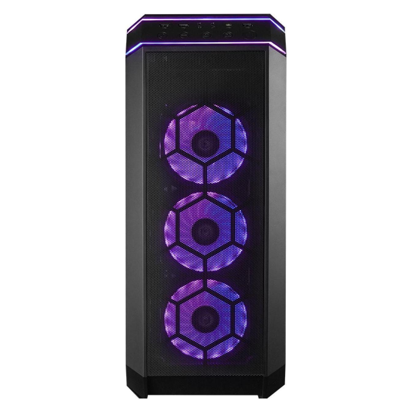 Chieftec Geh STALLION III Tempered Glass - Tower - schwarz (ATX, mATX, Mini-ITX) (GP-03B-UC-OP)