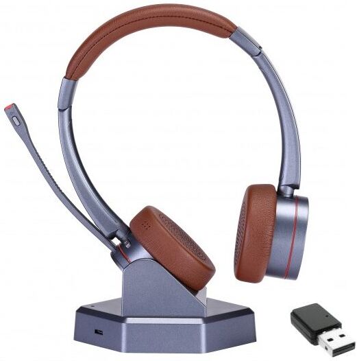 Cleyver NW35 UCB Casque stéréo sans-fil double connexion : USB ( via dongle ) et bluetooth