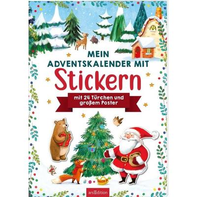 Mein Adventskalender mit Stickern