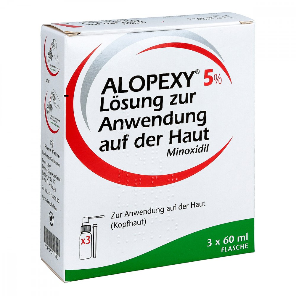 PIERRE FABRE DERMO KOSMETIK GmbH ALOPEXY 5% Lösung 09374110