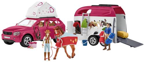 Schleich Horse Club 42535 Abenteuer mit Auto und Pferdeanhänger