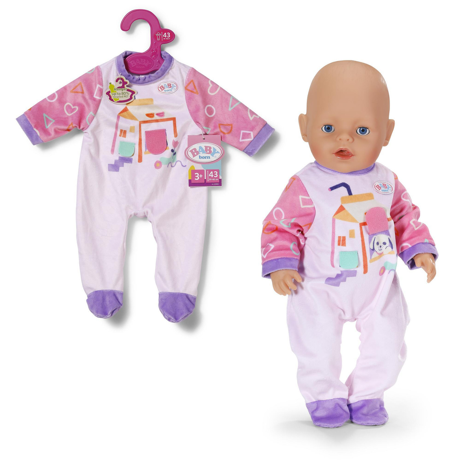 BABY born rompertje Lucky, 43 cm